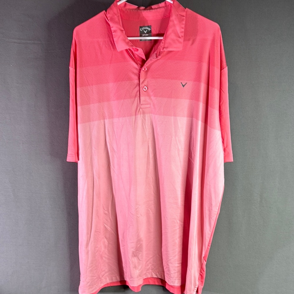 Callaway salmon, color Polo Shirt Gradient Design XXL‎ men
